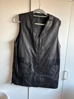 Leren gilet, Kleding | Dames, Bodywarmers, Ophalen of Verzenden, Nieuw, Maat 38/40 (M), Zwart