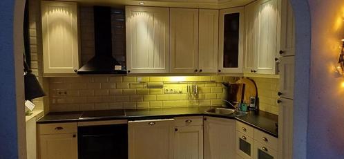Complete hoekkeuken, Huis en Inrichting, Keuken | Complete keukens, Gebruikt, Hoekkeuken, Crème, Kunststof, Ophalen