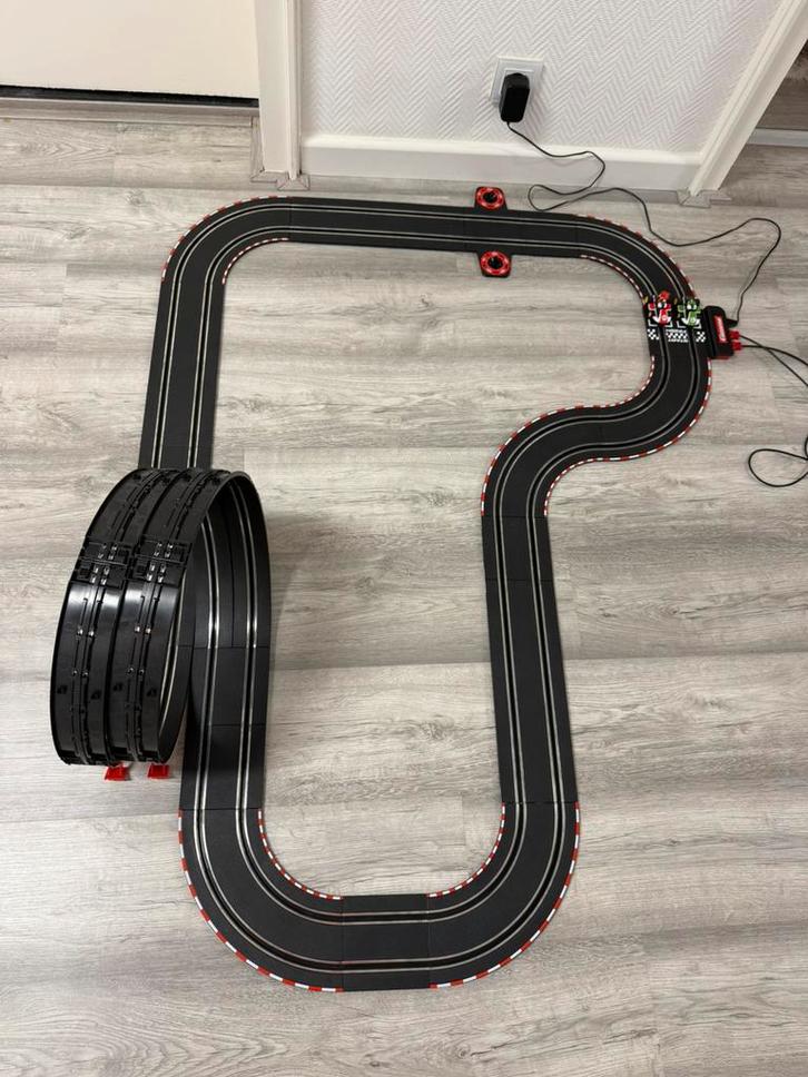 Carrera racing set, Kinderen en Baby's, Speelgoed | Racebanen, Gebruikt, Racebaan, Elektrisch, Carrera, Met looping, Ophalen of Verzenden