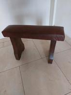 Vintage eikenhouten bankje., Antiek en Kunst, Curiosa en Brocante, Ophalen of Verzenden