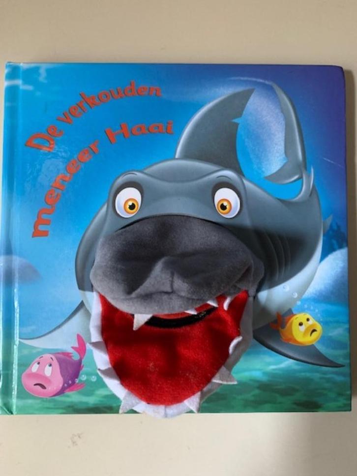 De verkouden Meneer haai, zgan (Sp145), Boeken, Kinderboeken | Kleuters, Zo goed als nieuw, Fictie algemeen, 4 jaar, Jongen of Meisje