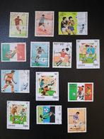 IF57 / Kavel voetbal WK 1990 Italië (13 zegels), Postzegels en Munten, Ophalen of Verzenden, Gestempeld, Sport