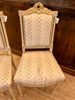 Antieke Franse stoeltjes, slaapkamer stoeltje, landelijk, Ophalen of Verzenden