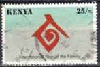 Kenya 1994 - Yvert 594 - Jaar van de Familie (ST), Postzegels en Munten, Postzegels | Afrika, Ophalen, Overige landen, Gestempeld