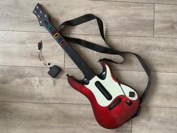 Playstation 3 Guitar Hero / Rock Band Gitaar + Dongel PS3 beschikbaar voor biedingen