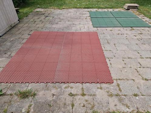 50m2 voortent tegels: E11/m2, Tuin en Terras, Terrasdelen en Vlonders, Nieuw, Kunststof, Ophalen of Verzenden