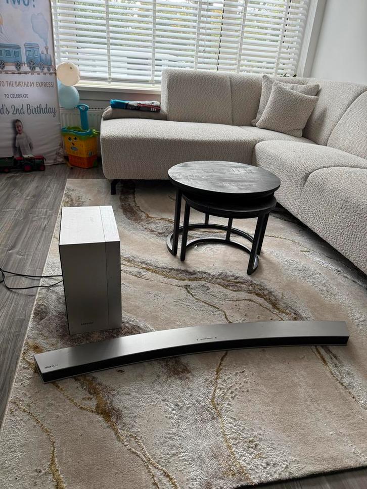 Samsung Curved Soundbar ZGAN, Audio, Tv en Foto, Soundbars, Gebruikt, Bluetooth, Ophalen of Verzenden
