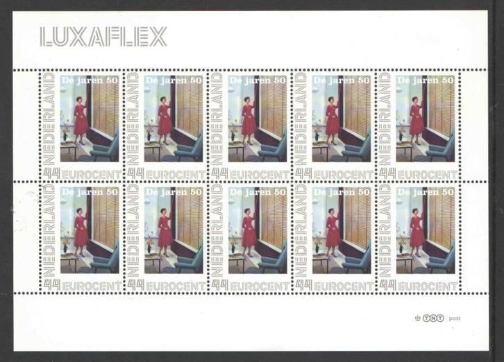 Nostalgie op postzegels Jaren '50: Luxaflex, Postzegels en Munten, Postzegels | Nederland, Postfris, Na 1940, Ophalen of Verzenden