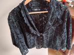 Mooi kanten top zwart maat xl, Ophalen of Verzenden, Zo goed als nieuw, Maat 46/48 (XL) of groter, Zwart
