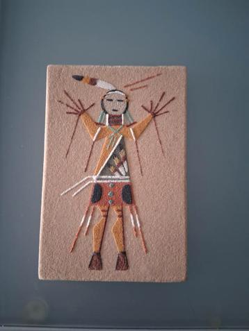Zandkunstwerk Native American beschikbaar voor biedingen