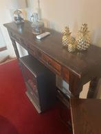 Leuke vintage side table, Ophalen of Verzenden, Zo goed als nieuw, 25 tot 50 cm, Rechthoekig