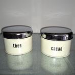 Brabantia twee blikken thee en cacao, Verzamelen, Blikken, Ophalen of Verzenden