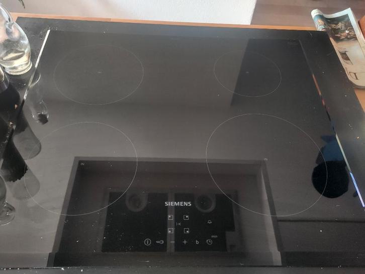 Siemens inductie kookplaat, Witgoed en Apparatuur, Kookplaten, Zo goed als nieuw, Inbouw, Inductie, 4 kookzones, Ophalen
