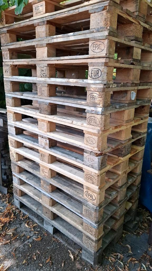 Europallets €5 per stuk ALLEEN BELLEN GEEN BERICHTEN!!, Doe-het-zelf en Verbouw, Hout en Planken, Zo goed als nieuw, Pallet, Overige houtsoorten