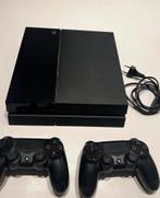 Sony Playstation 4 met 2 controllers, Ophalen of Verzenden, Zo goed als nieuw, Met 2 controllers