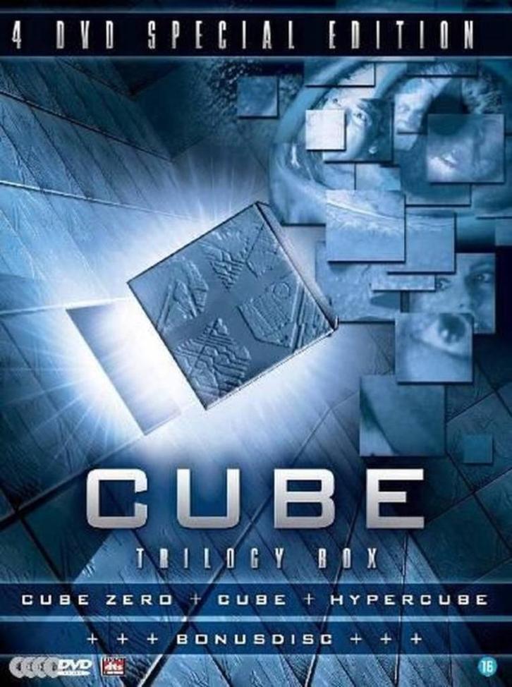Cube Trilogy 4 dvd box, Sealed Ned. Ondert., Cd's en Dvd's, Dvd's | Horror, Nieuw in verpakking, Boxset, Ophalen of Verzenden