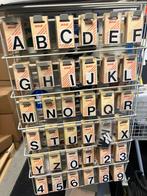 Compleet rek met plakletters en cijfers, Ophalen, Nieuw, Overige typen