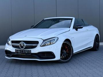 Mercedes C-klasse Cabrio AMG 63 S Schade Auto - Burmester -  beschikbaar voor biedingen