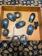 Partij van 5 bedrade muizen - Logitech, Rechtshandig, Muis, Gebruikt, Ophalen of Verzenden