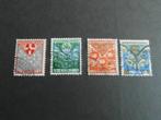 199-202 Kinderzegels 1926 Gestempeld, Postzegels en Munten, Postzegels | Nederland, Ophalen, T/m 1940, Gestempeld