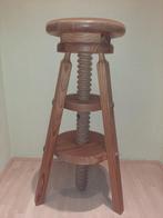 Draaikruk van hout, Huis en Inrichting, Krukjes, Ophalen, In hoogte verstelbaar, Gebruikt, Hout