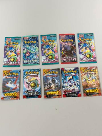 10x Pokémon Booster Packs Japans Engels pokemon pakjes NIEUW beschikbaar voor biedingen