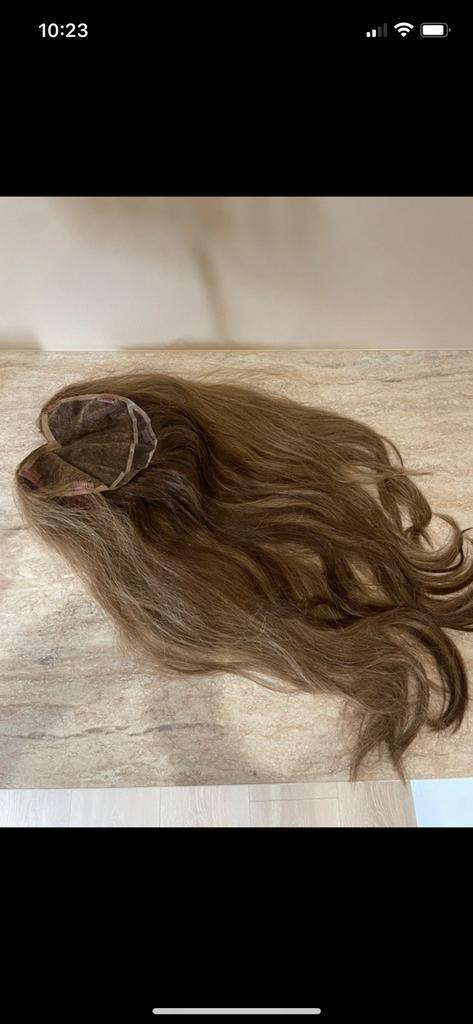 V-Part / haarstuk Jennifer Hoeve, Sieraden, Tassen en Uiterlijk, Uiterlijk | Haarverzorging, Zo goed als nieuw, Pruik of Haarverlenging