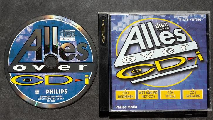 CDI - Alles over CD-I - Philips CD-I Interactief, Spelcomputers en Games, Games | Overige, Zo goed als nieuw, Overige genres, 1 speler