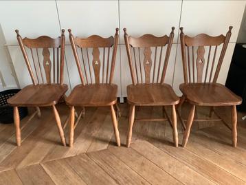 Eiken eetkamerstoelen comfortabele hoge leuning beschikbaar voor biedingen