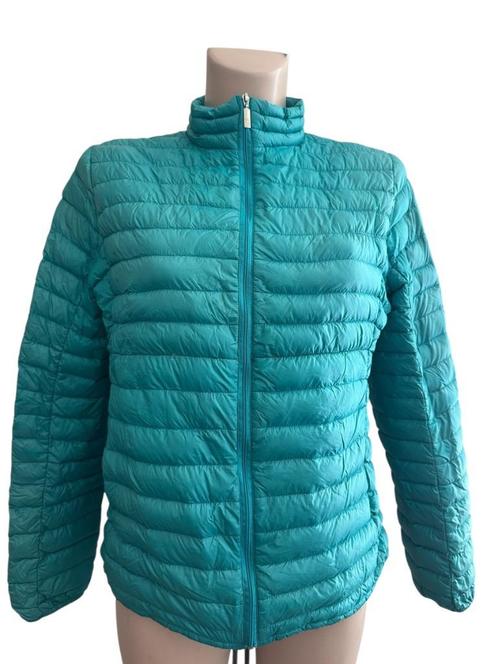 Moncler jas M, Kleding | Dames, Jassen | Zomer, Zo goed als nieuw, Maat 38/40 (M), Blauw, Ophalen of Verzenden