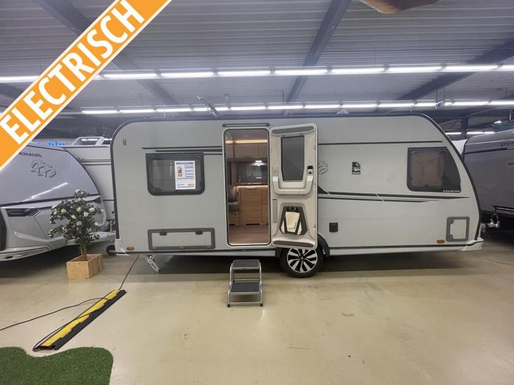 Knaus Sudwind Black Selection 500 FU Vloerverwarming, Caravans en Kamperen, Caravans, Bedrijf, tot en met 2, 1250 - 1500 kg, Rondzit