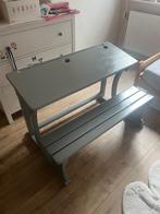 Vintage retro kinderbureau schoolbank bureau, Ophalen of Verzenden, Gebruikt, Tafel(s) en Stoel(en)