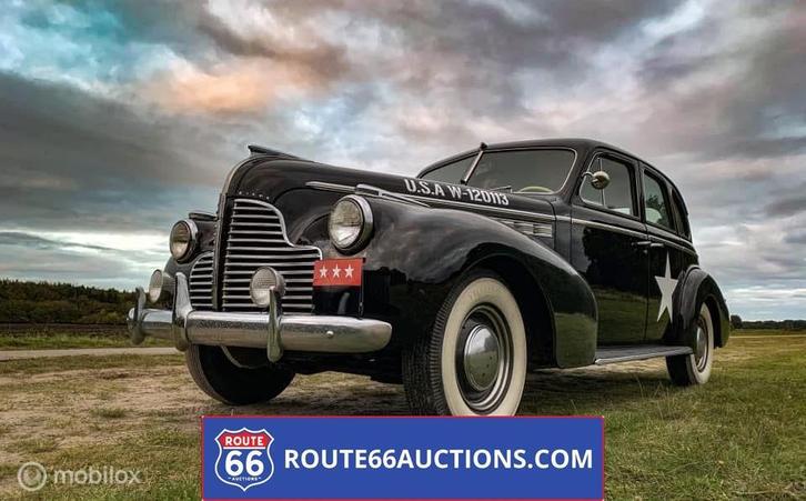 Buick Special 41 | 1940 | Route 66 Auctions, Auto's, Oldtimers, Bedrijf, Te koop, Buick, Benzine, Overige carrosserieën, Handgeschakeld