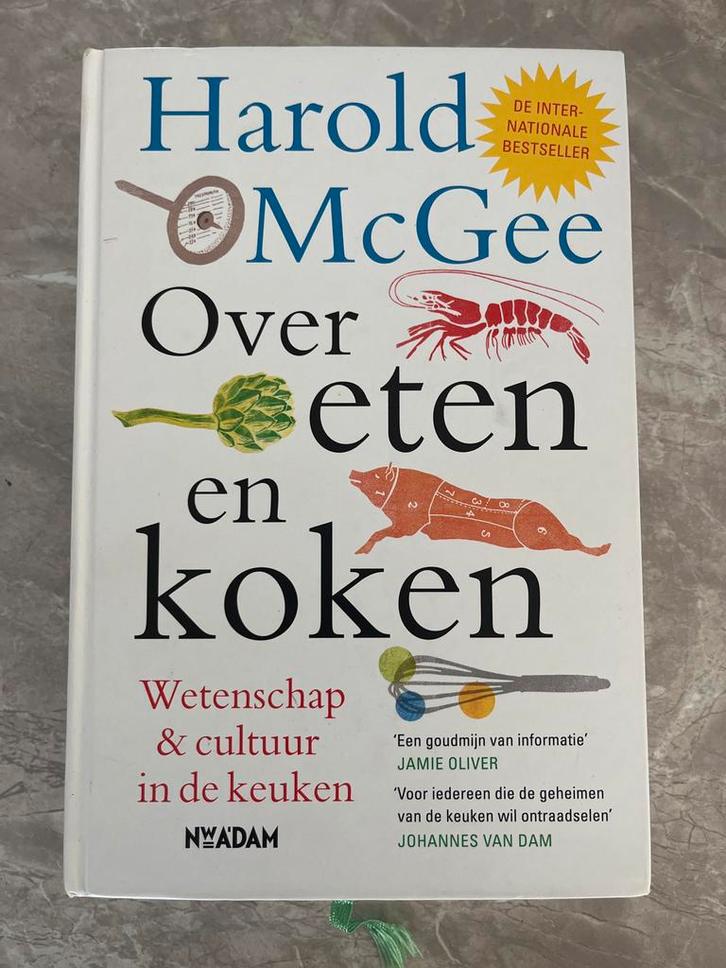 Harold McGee - Over eten en koken, Boeken, Kookboeken, Zo goed als nieuw, Overige typen, Overige gebieden, Ophalen of Verzenden