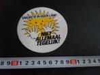 sticker vakantie in eigen land niet allemaal tegelijk! zon *, Ophalen, Zo goed als nieuw, Bedrijf of Vereniging