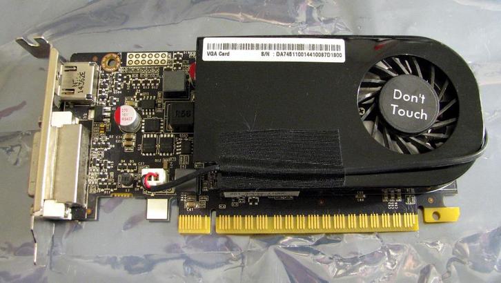 uniek: Geforce GTX745 sff low profile 4gb hdmi dvi, Computers en Software, Videokaarten, Gebruikt, Nvidia, PCI-Express 3.0, GDDR3