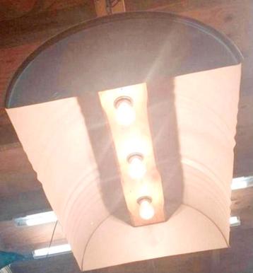 Zwarte industriële hanglamp, lamp, tafellamp Ehv, mierlo, beschikbaar voor biedingen