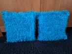 Kussenhoezen, Ophalen, Zo goed als nieuw, Blauw, Vierkant