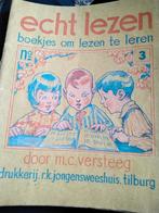 4 leesboekjes echt lezen nrs 3-5-7 en 8, Gelezen, M.C. Versteeg, Ophalen of Verzenden, Nederlands