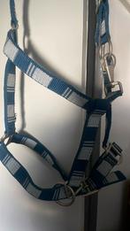 Nieuw blauw geblokt halster maat Full, Ophalen of Verzenden, Nieuw, Overige soorten