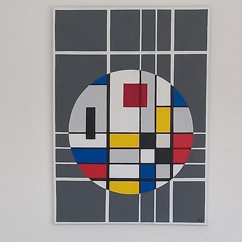 Jean Albert Gorin stijl, Antiek en Kunst, Kunst | Schilderijen | Abstract, Ophalen of Verzenden