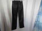 Zwart gecoate broek mt S Queen Hearts paris, Kleding | Dames, Zwart, Ophalen of Verzenden, Zo goed als nieuw, Queen Hearts paris