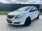 Opel Corsa 2009 Wit Kleppen systeem Sportuitlaat, Auto's, Voorwielaandrijving, Zwart, Elektrische ramen, Wit