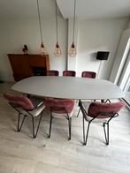 Moderne eethoek XOOON sunday en 6 x june stoelen, Huis en Inrichting, Tafels | Eettafels, 200 cm of meer, 100 tot 150 cm, Rechthoekig