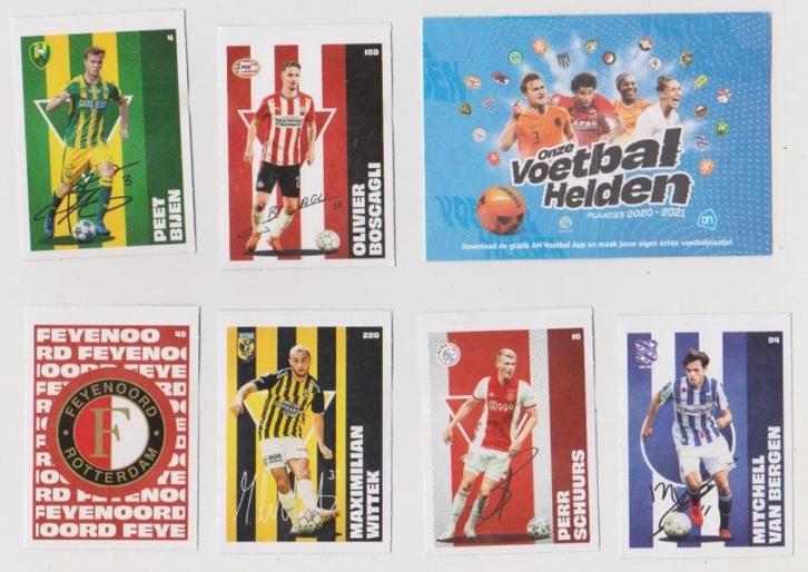 AH voetbalstickers Eredivisie 2020-2021, Verzamelen, Sportartikelen en Voetbal, Zo goed als nieuw, Poster, Plaatje of Sticker