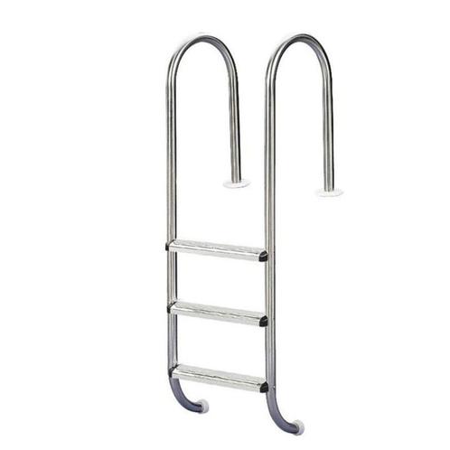 Zwembadtrap RVS curvo, 2 treden | AISI 316, Tuin en Terras, Zwembad-toebehoren, Zo goed als nieuw, Ladder, Ophalen of Verzenden