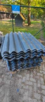 Vezelcement golfplaten, Ophalen, Gebruikt, Zwart, 15 m² of meer