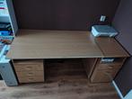 Bureau inclusief 2 ladenblokken vanaf € 40,00, Ophalen, In hoogte verstelbaar, Zo goed als nieuw, Bureau