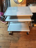 Computertafel, Ophalen, Gebruikt, Metaal, 70 tot 120 cm