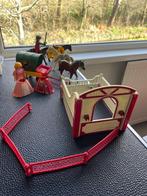 Playmobil paarden huifkar stal, Ophalen of Verzenden, Zo goed als nieuw, Los playmobil